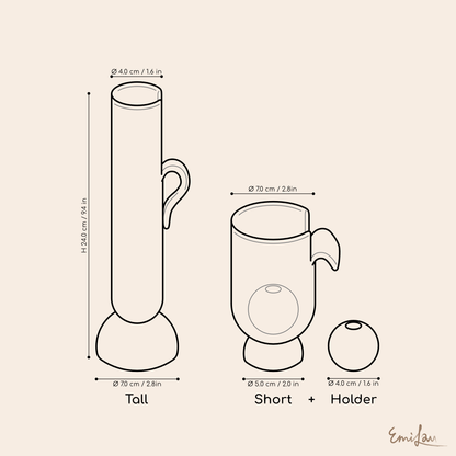 Aki • Pink Stoneware Vase