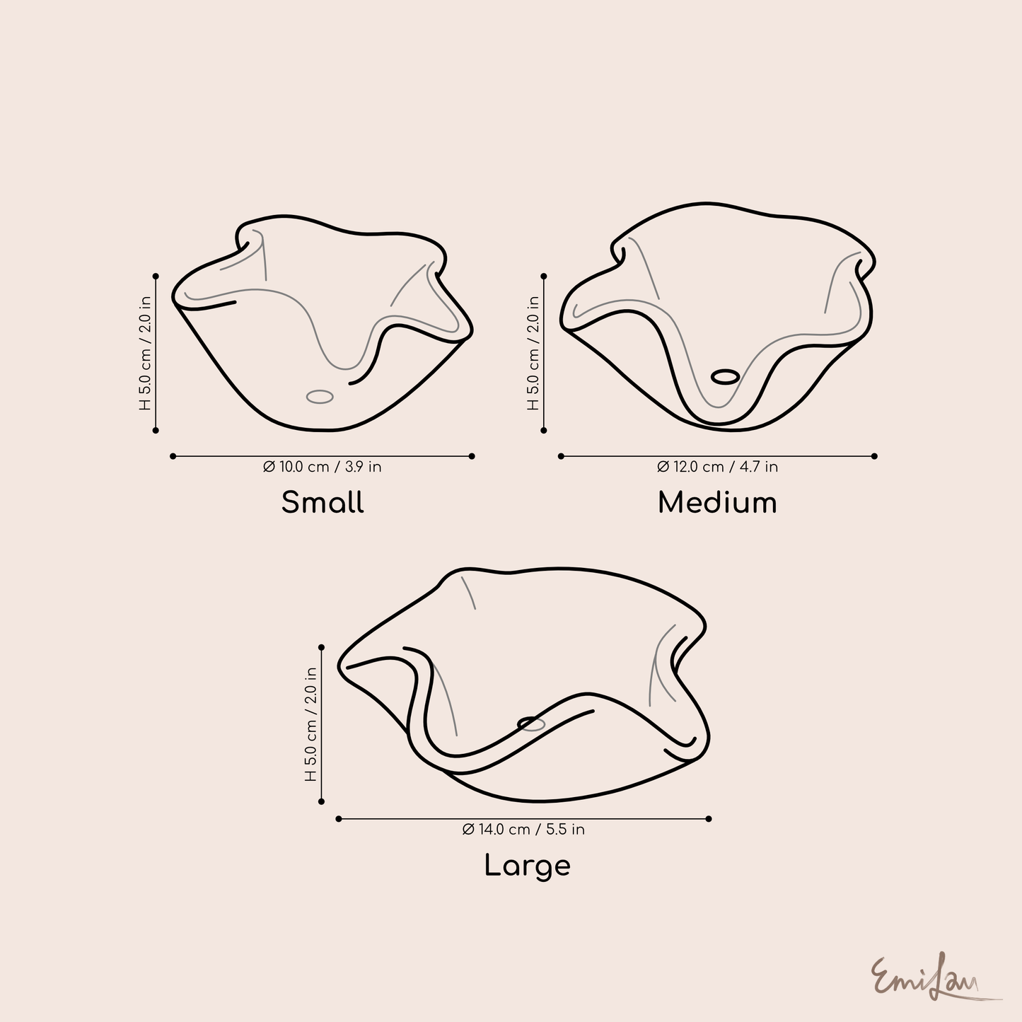 Bo • Grey Wavy Planters