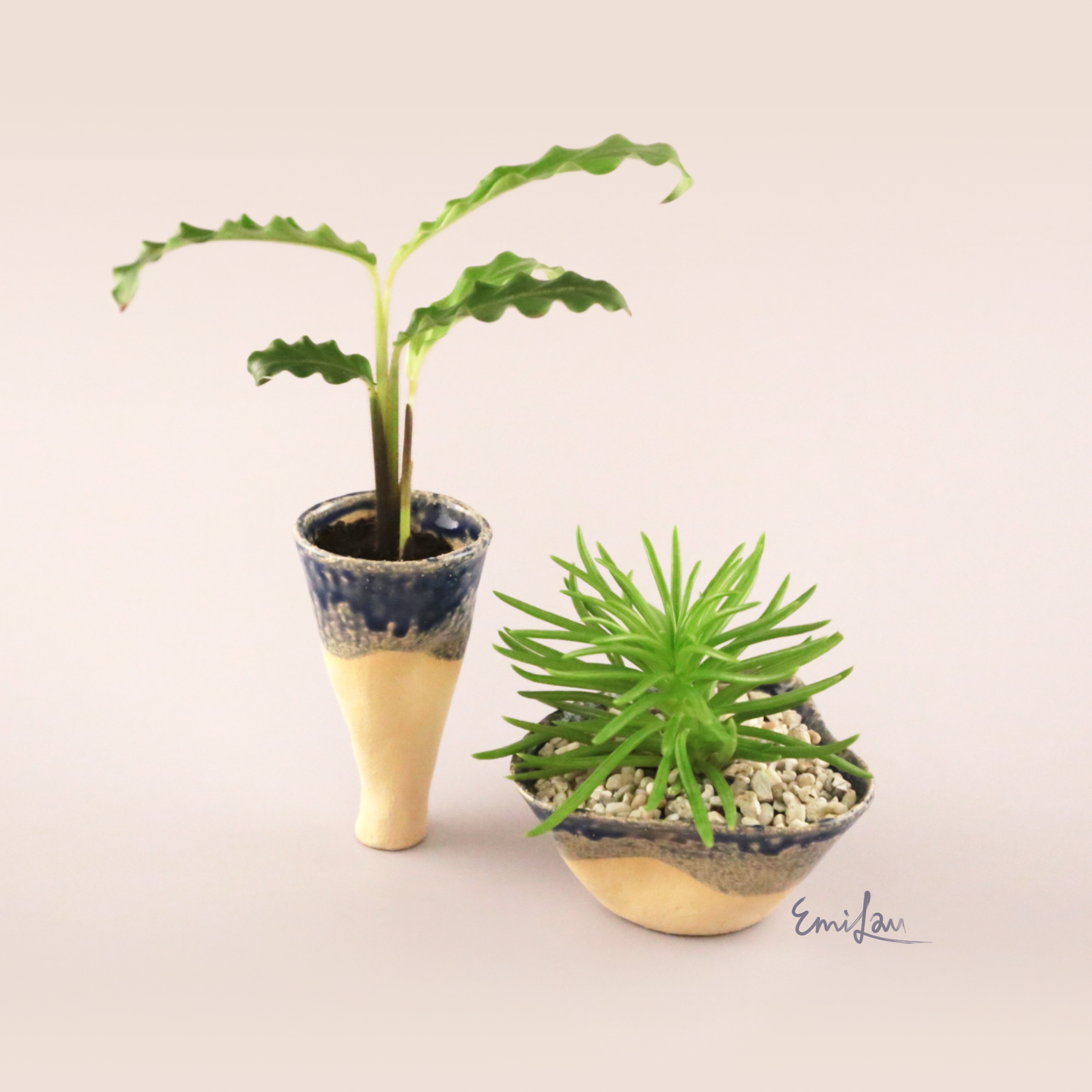 Noa • Curvy Clay Planters