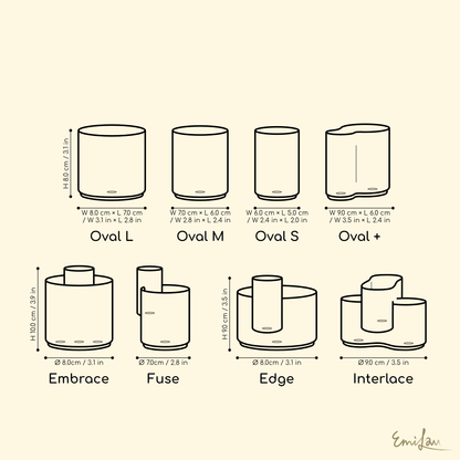 Ora • Flowing Glazed Planters