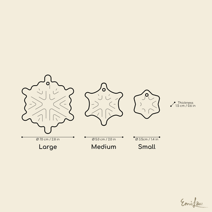 Yuki • Snowflake Ornaments